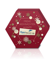 Schokoladenbox mit Layout (hexagon)