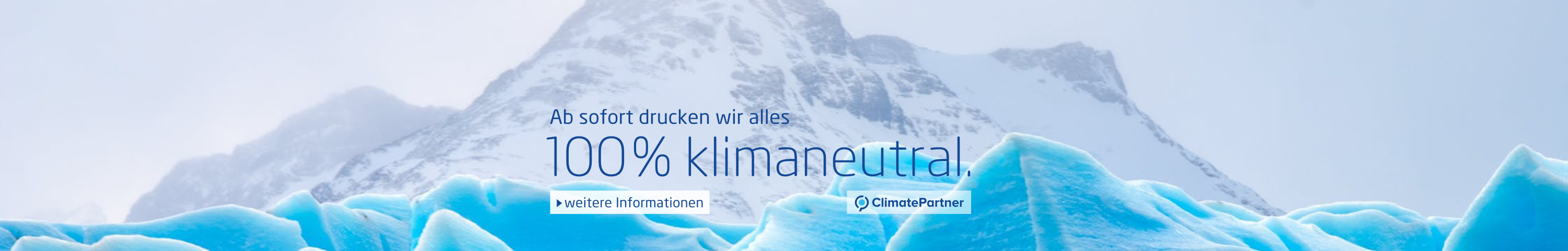 Ab sofort drucken wir alles 100% klimaneutral!