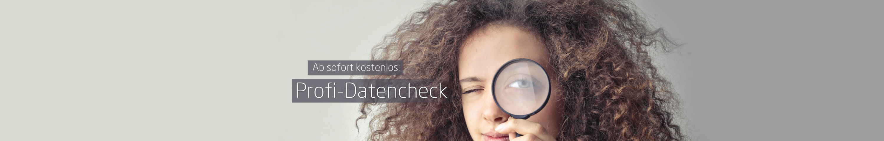 Ab sofort kostenlos: Profi-Datencheck!