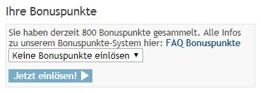 Bonuspunkte
