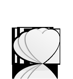 Aufkleber Herz