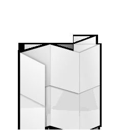 Folder A7, 12-Seitig, Parallelfalz