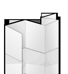 Folder DIN A6, 12-Seitig, Parallelfalz