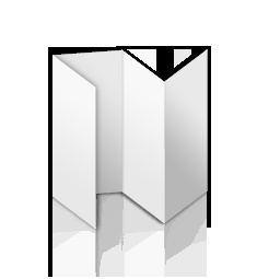 Folder DIN lang, 8-Seitig, Parallelfalz (schmal)