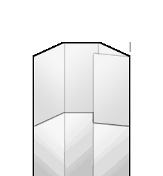 Folder DIN lang, 8-Seitig, Wickelfalz