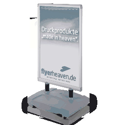 Kundenstopper Premium + Druck