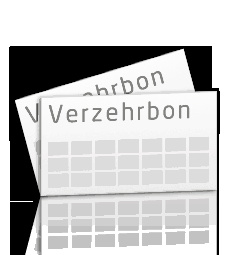 Verzehrbon groß