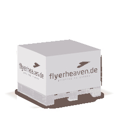 Zettelblock auf Holzpalette (Quadrat, groß)