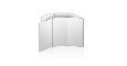 Folder DIN lang, 12-Seitig, Sonderwickelfalz (schmal)