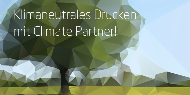 Klimaneutrales Drucken mit ClimatePartner!